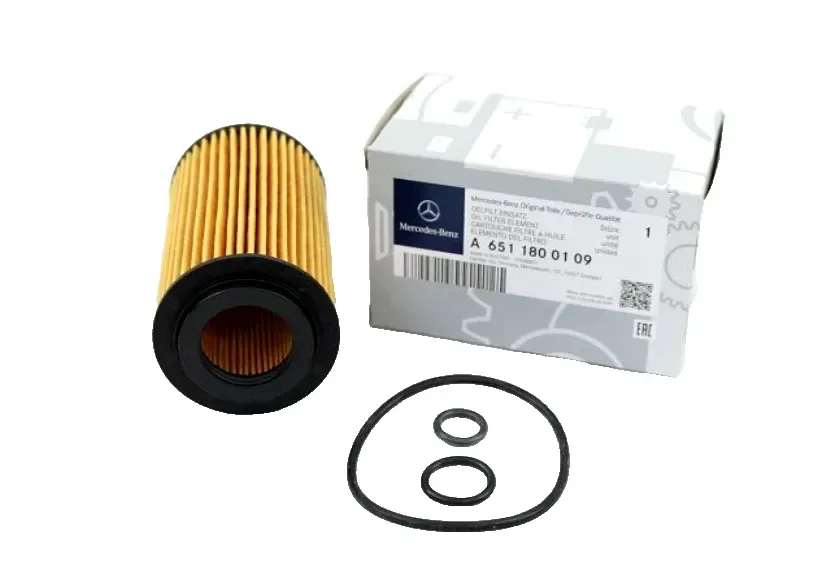 Mercedes OM651 Yağ Filtresi — OEM A6511800109 — Mercedes-Benz yedek parça — Filtre & Bakım